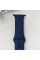 Силиконовый ремешок для умных часов Smart Watch 42/44 (Темно-синий)