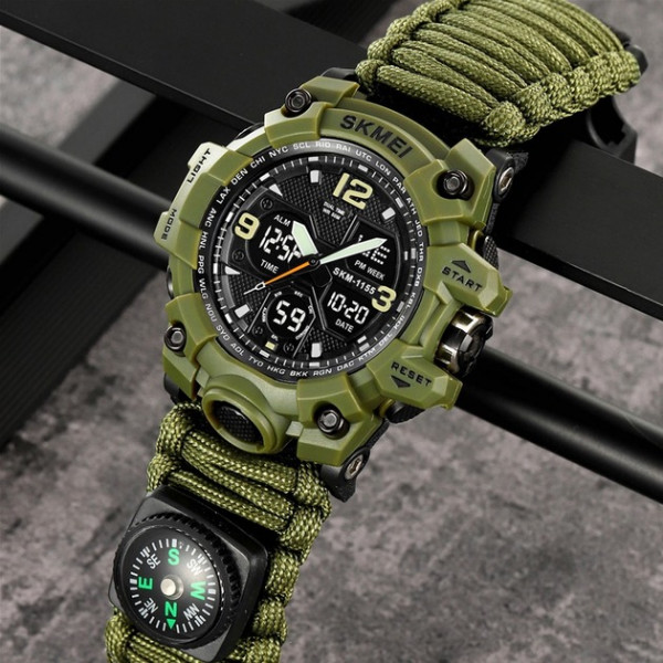 Часы наручные Skmei 1155BNAG Army Green
