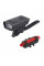 Велофонарь 1803-1 XPE + STOP-5LED (red) с аккумулятором