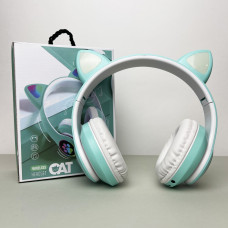 Беспроводные наушники Cat Ear RGB STN-28 (Мятный)