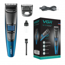 Триммер VGR V-053B с универсальной насадкой (Синий)