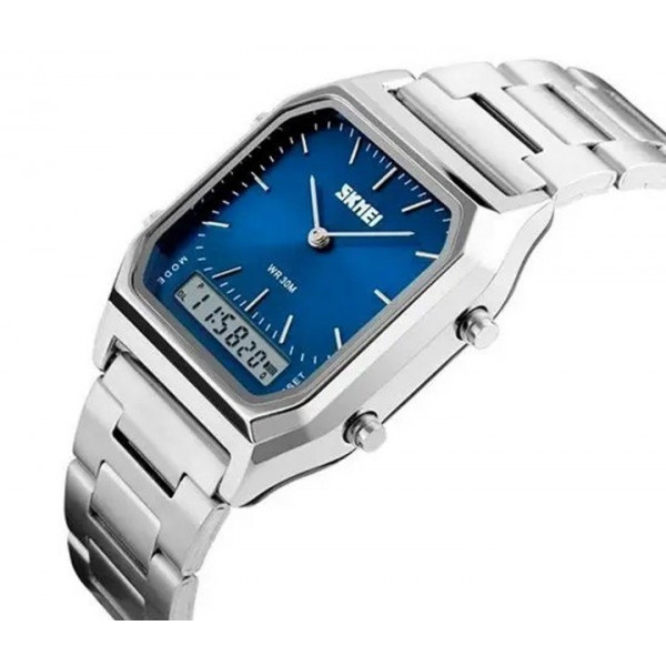 Часы наручные Skmei 1220SIBU Silver Blue