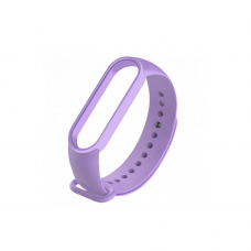 Силіконовий ремінець для фітнес-браслету Mi band M6/7/8 (Бузковий)