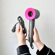 Фен для волос Supersonic с 5 насадками (Розовый)