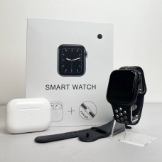 Комплект Basic T55 - Air Pro 2 / Smart Watch / 2 ремінці (Чорний)