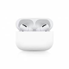 Силіконовий чохол для навушників pods PRO (Білий)