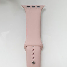 Силіконовий ремінець для розумного годинника Smart Watch 42/44 (Пудровий)