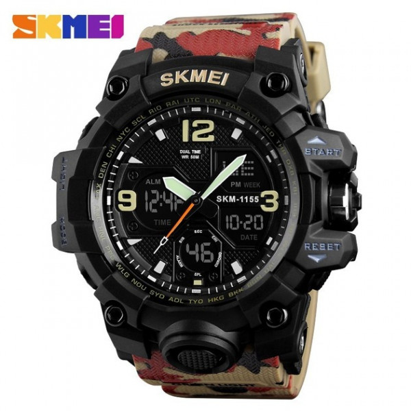 Часы наручные Skmei 1155BCMRD Red Camo