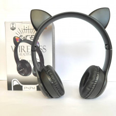 Беспроводные наушники Cat Ear RGB P47M (Черный)