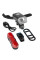 Велофонарь BSK-HY027 XPG + STOP-5SMD (red) с аккумулятором