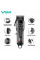Аккумуляторная машинка для стрижки VGR V-051 с 4 насадками LED