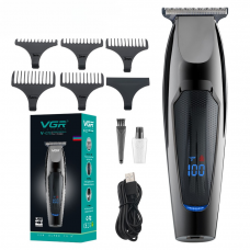 Триммер VGR V-070 с 5 насадками LED