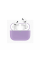Силиконовый чехол для наушников pods PRO (Сиреневый)