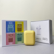 Беспроводные наушники i12 Pods (Желтый)