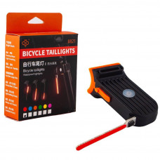 Велоліхтар 8821-LED (red) з акумулятором