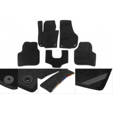 Текстильные коврики Premium (черные) для Ауди Q5 2008-2017 гг