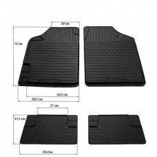 Универсальные резиновые коврики (4 шт, Stingray Premium)