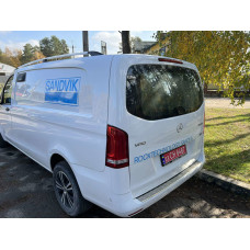 Рейлинги Хром DDU (Пластиковые Ножки) Средняя База (LONG) для Mercedes Vito/V-class W447 2014- гг