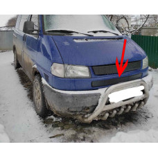 Нижняя накладка на решетку радиатора Матовый на косую морду для Volkswagen T4 Caravelle/Multivan 1990-2003 гг