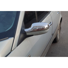 Накладки на Зеркала (2 шт, Нержавеющая Сталь) для Renault Megane II 2004-2009 гг
