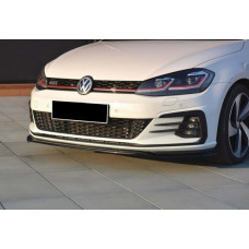 Передня Lip накладка DPT V-2 (для GTI, 2017-2019, чорний глянець) для Volkswagen Golf 7/E-Golf рр