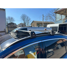 Ford Kuga/Escape 2019- Перемички на вбудовані рейлінги під ключ Ecem V2 120 см (2 шт) Сірі для Ford Kuga/Escape 2019- рр