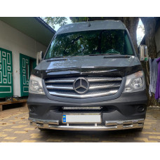 Передняя нижняя дуга Shark (нержавейка) 2006-2013 для Mercedes Sprinter W906