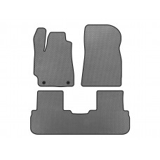Коврики EVA (2 ряда, Серые) для Toyota Highlander 2008-2013 гг