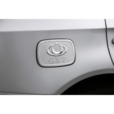 Накладка на лючок бензобака Libao (пластик) для Geely Emgrand X7 2011- гг