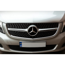 Передняя решетка Diamond (2014-2019 для V-Class) для Mercedes Vito/V-class W447 2014- гг
