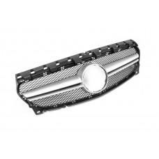 Передняя Решетка (2017-2019, AMG Silver) для Mercedes CLA C117