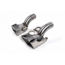 Насадки на глушитель V1 (2 шт, нержавейка) для Range Rover Sport 2005-2013 гг