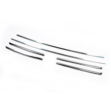 Хромированные Накладки на Решетку Радиатора 2006-2014 (6 шт, Нержавеющая Сталь) для Fiat Ducato