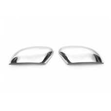 Накладки на Зеркала (2 шт., Нержавейка) OmsaLine - Итальянская Нержавейка для Ford Focus II 2008-2011 гг