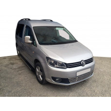 Хромированные Накладки на Зеркала (2 шт) Хромированный пластик для Volkswagen Caddy 2010-2015 гг