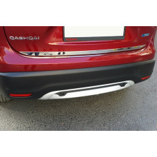 Накладка на багажник нержавейка Carmos - Турецкая Нержавеющая Сталь для Nissan Qashqai 2014-2021 гг