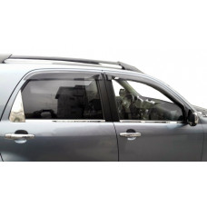 Зовнішня окантовка стекол (4 шт, нерж.) для Daihatsu Terios 2006-2017 рр