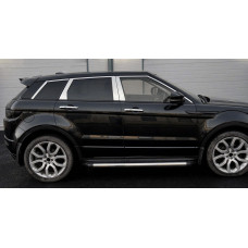 Накладки на дверные стойки из нержавеющей стали (6 шт) для Range Rover Evoque 2012-2018 гг