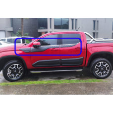 Верхние Молдинги Дверей (6 шт, ABS) для Volkswagen Amarok 2022- гг