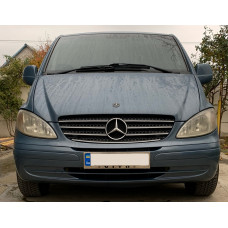 Рамка Номерного Знака Хром (1 шт, Нержавеющая Сталь) для Mercedes Vito W639 2004-2014 гг