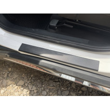 Накладки на пороги ABS (4шт, пластик) Матовые для Dongfeng M-NV 2020- гг