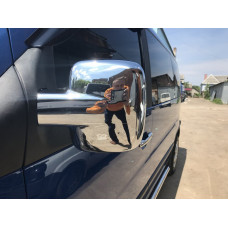 Накладки на дзеркала (2 шт, хром) Хромований пластик для Mercedes Vito W638 1996-2003 рр