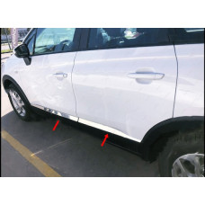 Дверные Молдинги Нержавеющая Сталь (4 шт.) Carmos - Турецкая Нержавеющая Сталь для Opel Crossland X 2017-2024 гг