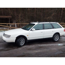 Накладки на арки (4 шт, чорні) ABS-пластик для Ауди A6 C4 1994-1997 рр