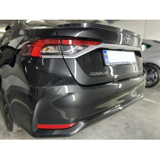 Спойлер LIP (Sunplex, чорний) (117,9см *5,5см) для Toyota Corolla 2019- рр