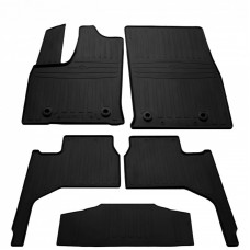 Резиновые коврики Stingray (5 шт) для Toyota Land Cruiser 300 2021- гг
