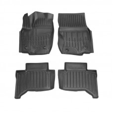 Коврики резиновые Stingray 3D (4 шт, полиуретан) для Toyota Land Cruiser Prado 250 2023- гг