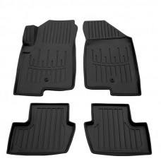 Резиновые коврики Stingray 3D (4 шт., одно крепление со стороны водителя) для Jeep Compass 2006-2016 гг
