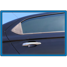 Хромированные Накладки на Ручки Дверей (4 шт, Нержавейка) OmsaLine - Итальянская Нержавейка для Peugeot 301 2012- гг