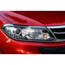 Накладки на фары Libao (2 шт, пластик) для Chery Tiggo 5 2013- гг